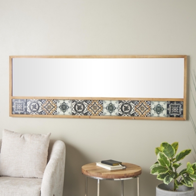 Bayberry Lane Floral Wall Mirror, , rollover
