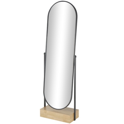 Bayberry Lane Oval Shaped Floor Mirror, , large