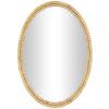 Bayberry Lane Wrapped Wall Mirror with Beaded Frame, , large