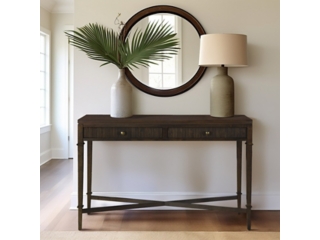Martha Stewart Kenna Fluted 2 drawer Console Table