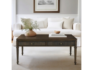 Martha Stewart Kenna Fluted 2 drawer Coffee Table