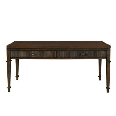 Martha Stewart Kenna Fluted 2 drawer Coffee Table, , large