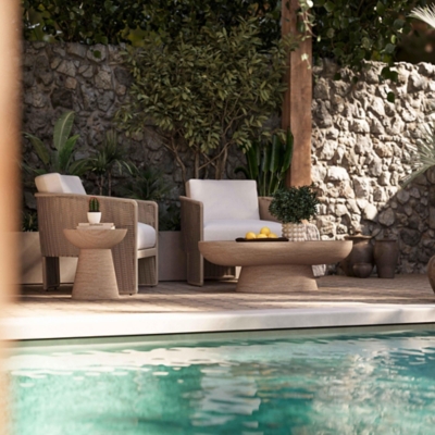 TOV Furniture Eclipse Indoor / Outdoor Coffee Table, , rollover