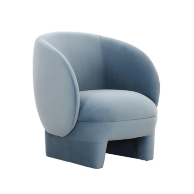 TOV Furniture Kiki Accent Chair, Blue, large