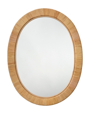 Relaxed Elegance Malakai Oval Wall Mirror, , large