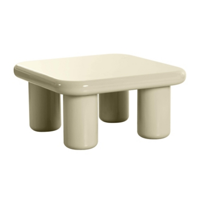 TOV Furniture Memphis Coffee Table, Cream, large