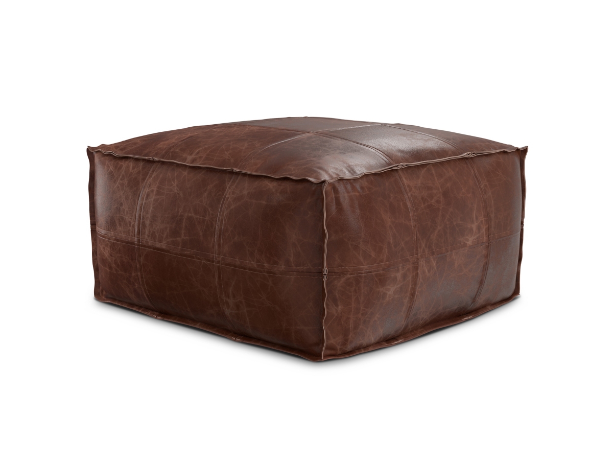 Simpli Home Sheffield Coffee Table Pouf, , large