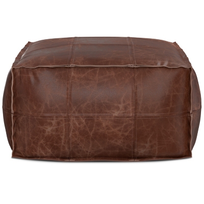 Simpli Home Sheffield Coffee Table Pouf, , large