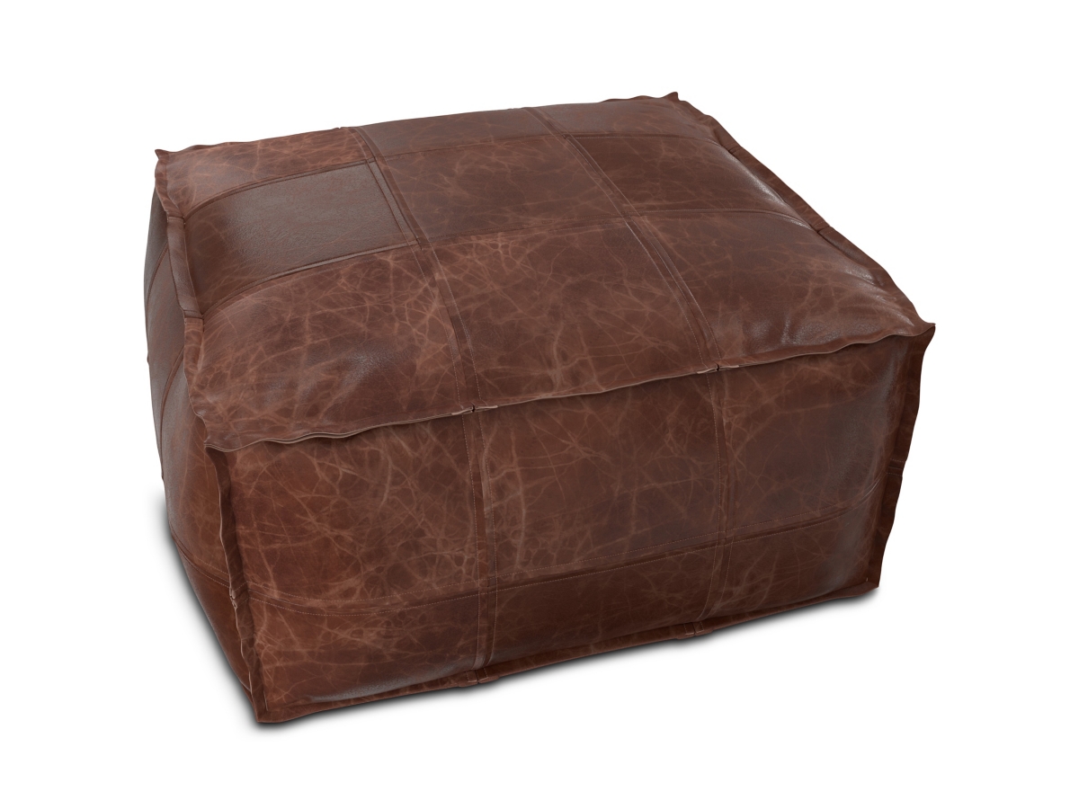 Simpli Home Sheffield Coffee Table Pouf, , large