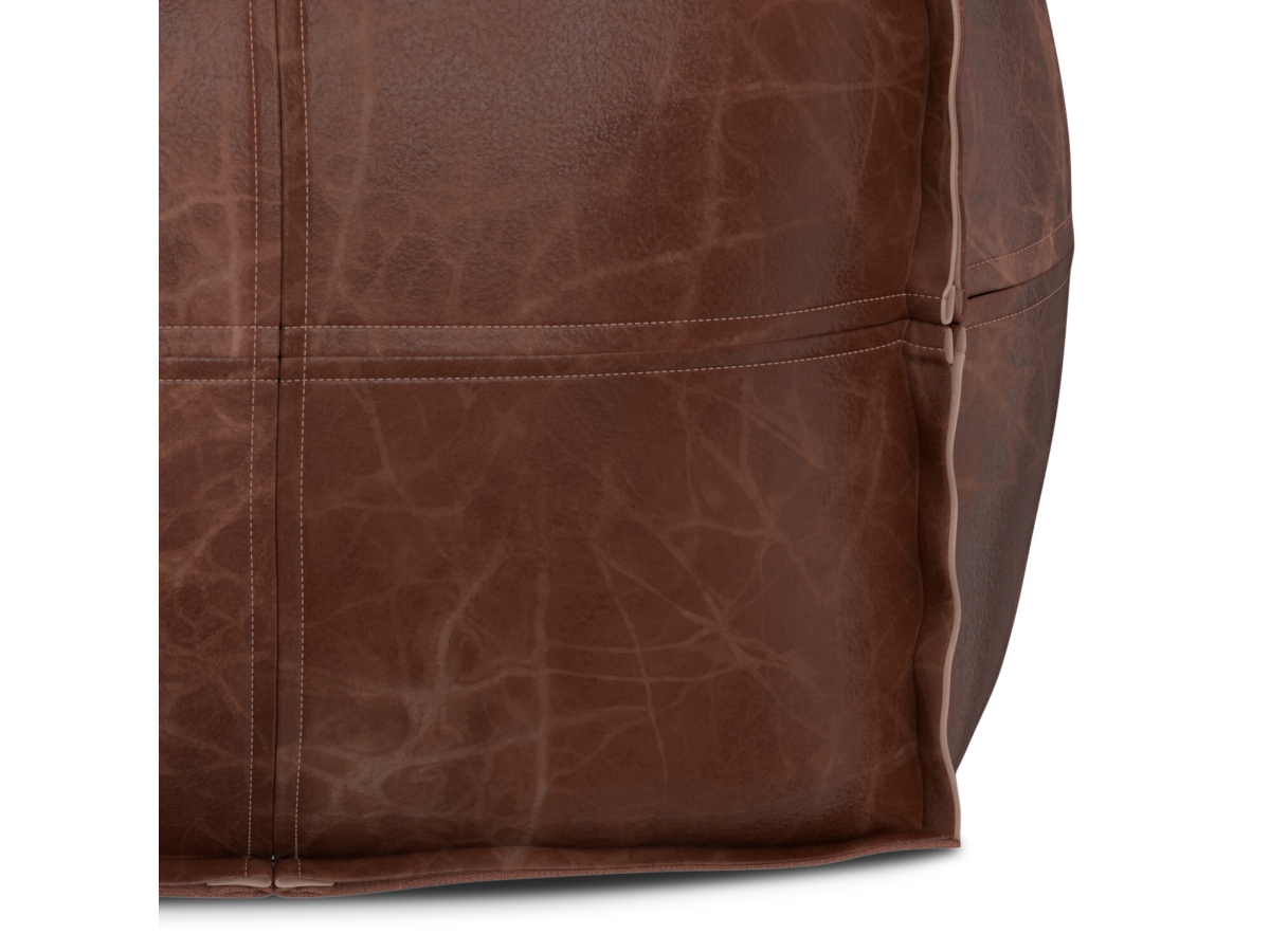 Simpli Home Sheffield Coffee Table Pouf, , large