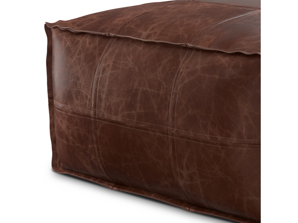 Simpli Home Sheffield Coffee Table Pouf, , large