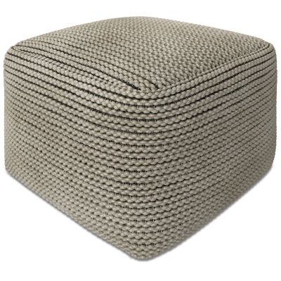 Simpli Home Eastmont Indoor Pouf, , large