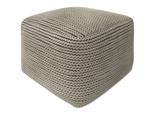 Simpli Home Eastmont Indoor Pouf