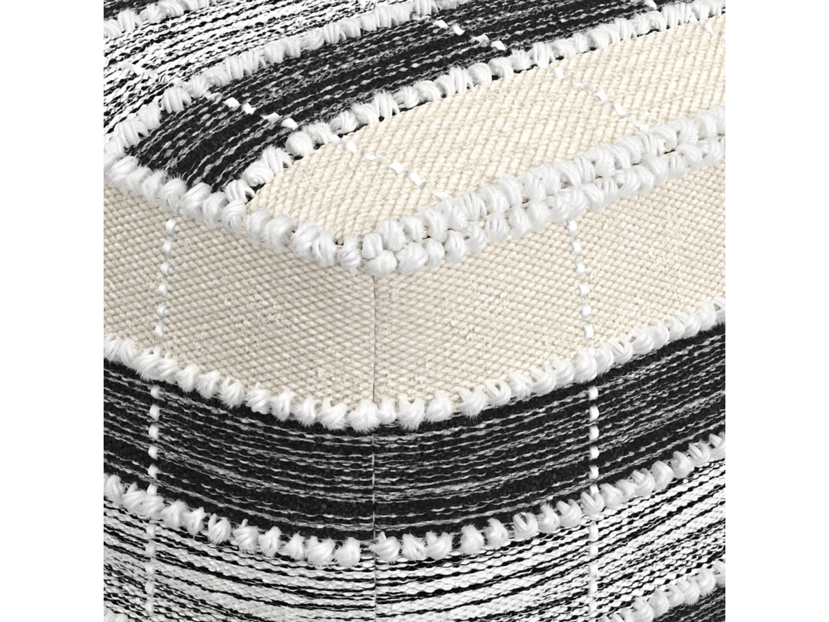 Simpli Home Barley Pouf, , large