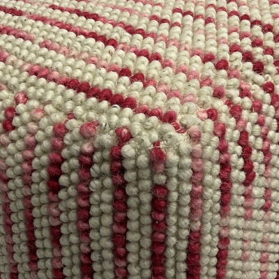 Simpli Home Zoey Pouf, Maroon, large