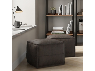 Simpli Home Sheffield Pouf