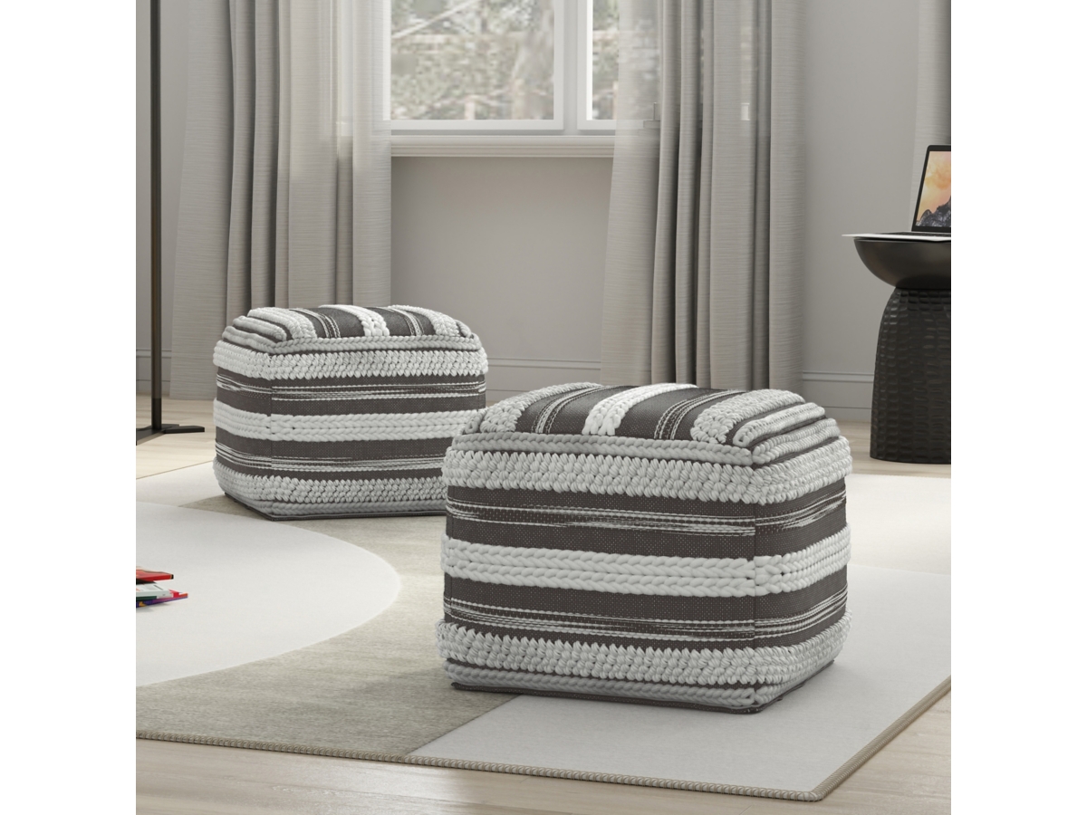 Simpli Home Sommer Pouf, , large