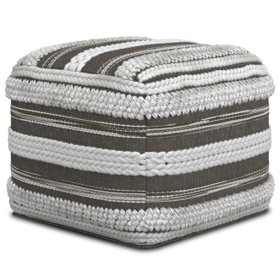 Simpli Home Sommer Pouf, , large