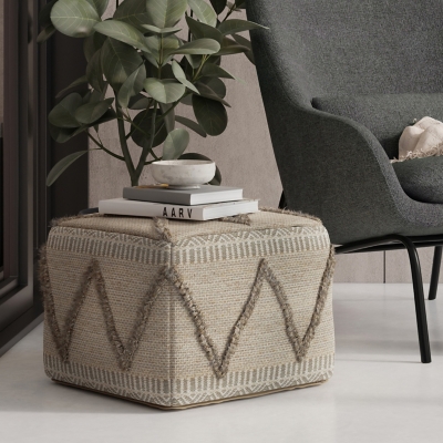 Simpli Home Sweeney Pouf, , large