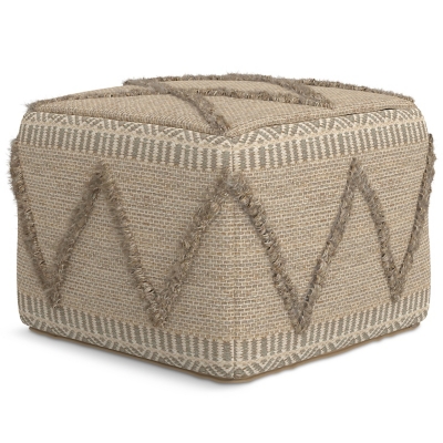 Simpli Home Sweeney Pouf, , large