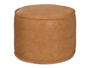 Simpli Home Brody Round Pouf