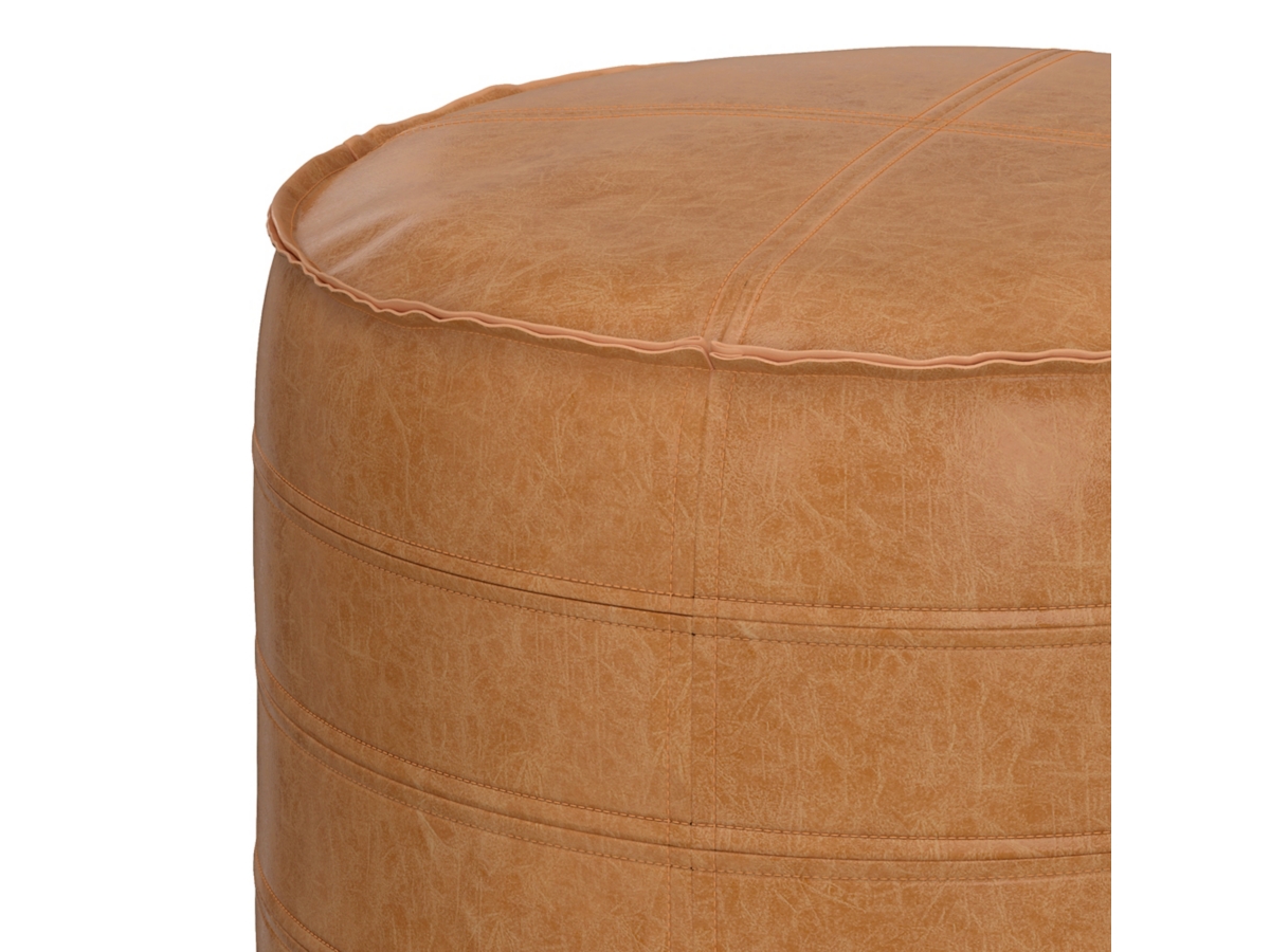 Simpli Home Brody Round Pouf, , large