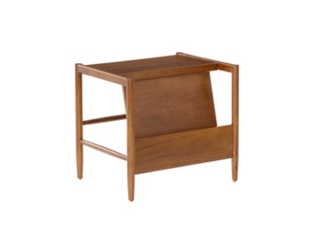Linon Percy Accent Table with Magazine Rack