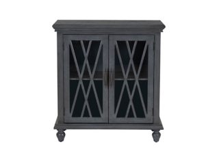Linon Clara 36" 2 Door Accent Cabinet