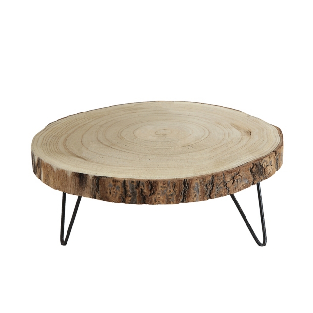 Storied Home Decorative Paulownia Pedestal