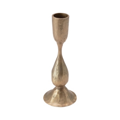 Storied Home Round Hand-Forged Taper Holder - Thumbnail 4
