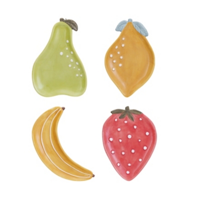 Storied Home Fruit Plate (Set of 4) - Thumbnail 4