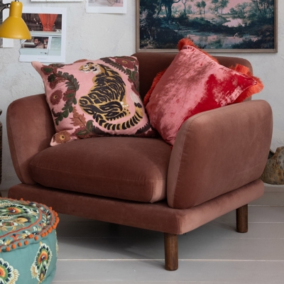 Storied Home Slub Pillow, , rollover