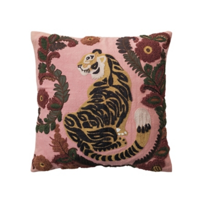 Storied Home Slub Pillow, , large