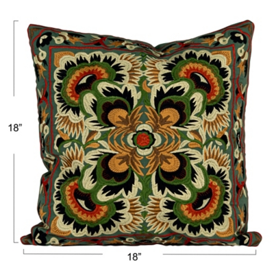 Storied Home Embroidered Pillow - Thumbnail 5