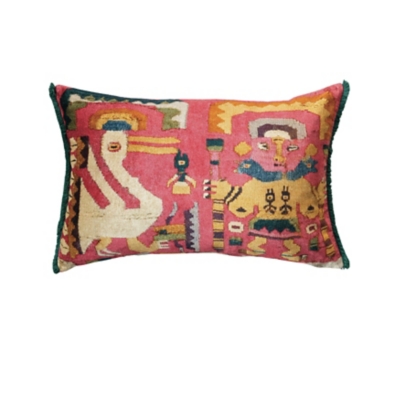Storied Home Lumbar Velvet Pillow, , large