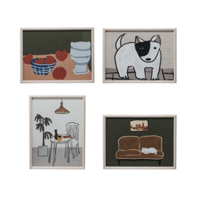 Storied Home Artistic Wall Decor (Set of 4), , grid