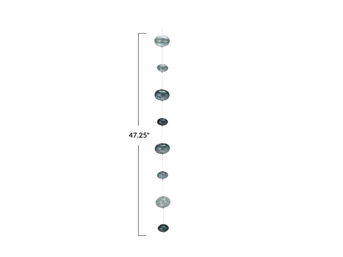 Storied Home Azure Bubbles Hand-Blown Garland Wall Decor | Ashley
