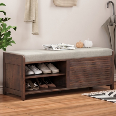 Dovelina Tresy Storage Bench Ottoman, , large