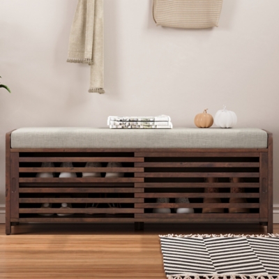 Dovelina Tresy Storage Bench Ottoman, , large