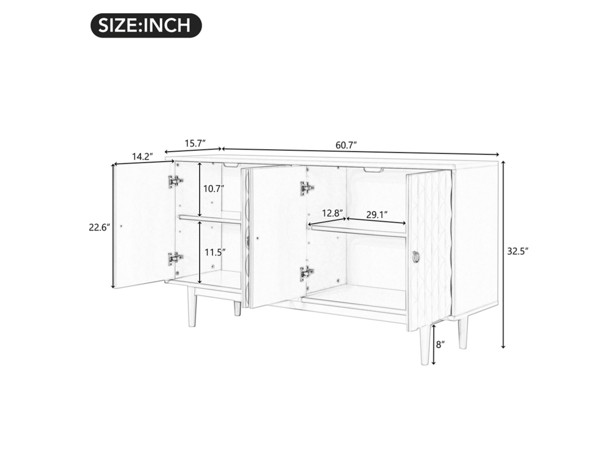 Dovelina Trexms Rectangular Sideboard | Ashley