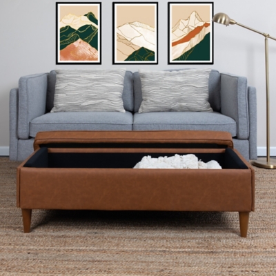 Storied Home Atley Storage Bench, , rollover