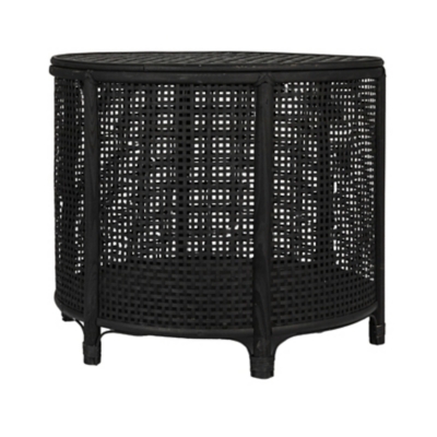 Storied Home Accent Table with Storage, Black, large