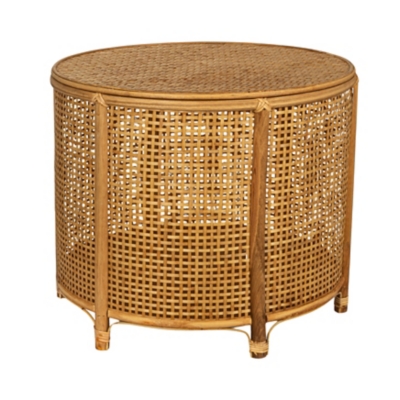 Storied Home Accent Table with Storage, Natural, large