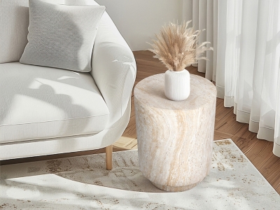 Empire Art Direct Aurora Column Accent Side Table - Thumbnail 5