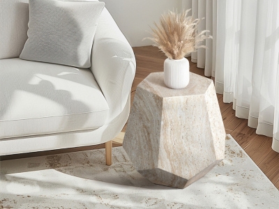 Empire Art Direct Celestial Harmony Accent Side Table - Thumbnail 3