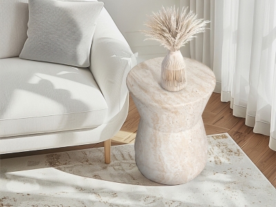 Empire Art Direct Luminous Confluence Accent Side Table - Thumbnail 3