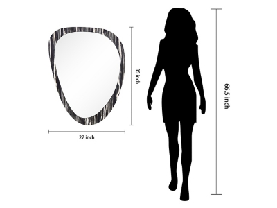 Empire Art Direct Harmony Wall Mirror Stained - Thumbnail 5