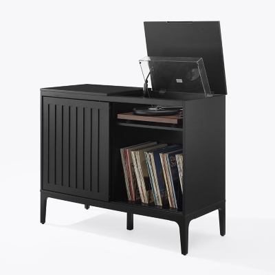 Crosley Furniture Asher 42" Record Storage Accent Console - Thumbnail 4