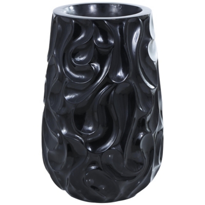 Bayberry Lane Wavy Textured Decorative Vase