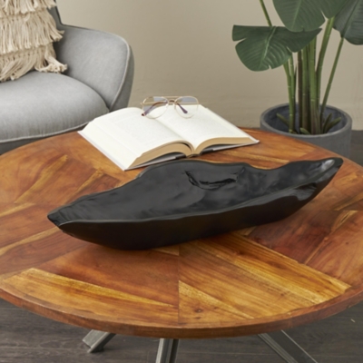 Bayberry Lane Live Edge Abstract Decorative Bowl - Thumbnail 2